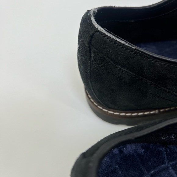 Cole Haan Men\'s Nathan Plain Toe Derby Black Nubuck Leather Comfort 10 M main image 9